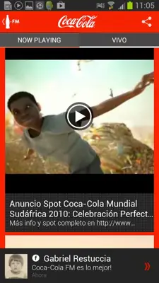 Coca-Cola FM Chile android App screenshot 4